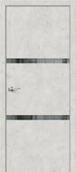 Межкомнатная дверь Браво-2.55 - Look Art/Mirox Grey