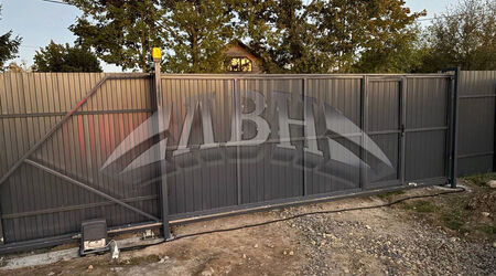 Откатные ворота - д. Жельцы 1