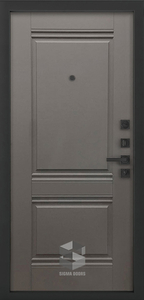 Дверь металлическая Sigma Luxe White