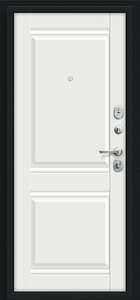 Дверь металлическая Некст Kale Букле черное/Off-white