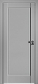 Межкомнатная дверь 100U ПГ - Светло-серый