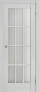 Межкомнатная дверь 102U ПО - Светло-серый