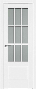 Межкомнатная дверь 104U ПО - Белый матовый
