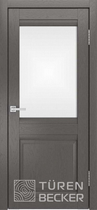 Межкомнатная дверь S8 ПО - Ясень графит
