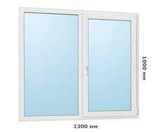 Окно ПВХ REHAU GRAZIO - 1300x1000 мм