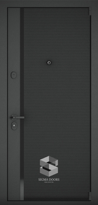 Дверь металлическая Sigma Black Edition