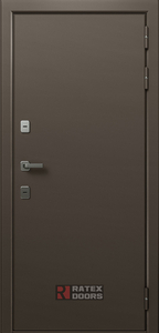 Дверь металлическая Ratex T2 BROWN