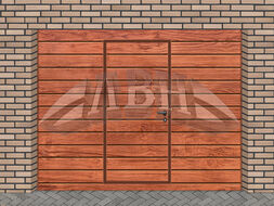 Ворота подъёмные ЛВН Люкс У-Т 2000x2000 (мм)