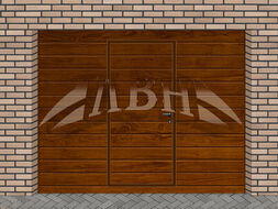 Ворота подъёмные ЛВН Н-У 2500x2000 (мм)