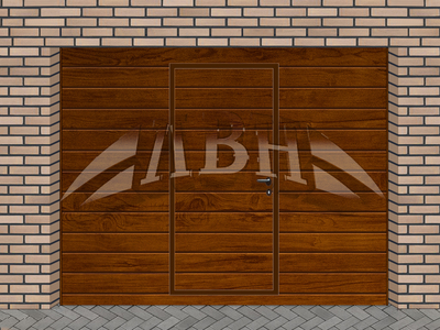 Ворота подъёмные ЛВН Н-У 2500x2000 (мм)