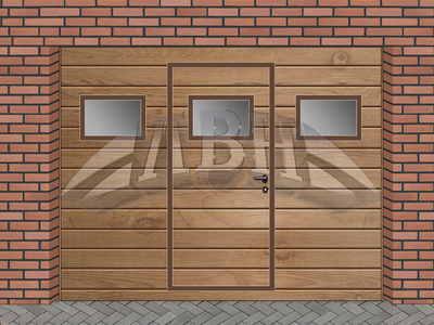 Ворота подъёмные ЛВН Плюс Н-У 3000х2000 (мм)