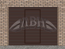 Ворота подъёмные ЛВН У-Т 3000х2000 (мм)