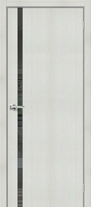 Межкомнатная дверь Браво-1.55 - Bianco Veralinga/Mirox Grey