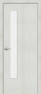 Межкомнатная дверь Браво-9 - Bianco Veralinga/Wired Glass 12,5