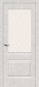Межкомнатная дверь Прима-3 - Look Art/White Сrystal