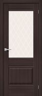 Межкомнатная дверь Прима-3 - Wenge Melinga/White Сrystal