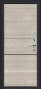 Дверь металлическая Porta S 4.П50 (AB-6) Almon 28/Cappuccino Veralinga
