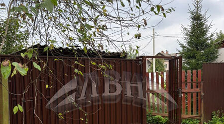 Откатные ворота - г. Гатчина, ул. Приоратская 1