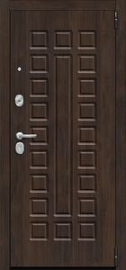 Дверь металлическая Porta S 51.П61 (Урбан) Almon 28/Wenge Veralinga