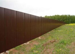 Забор из профлиста Забор из профлиста